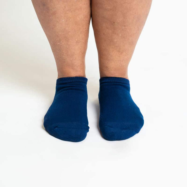 Navy Blue Ankle Socks Bundle 5-Pack