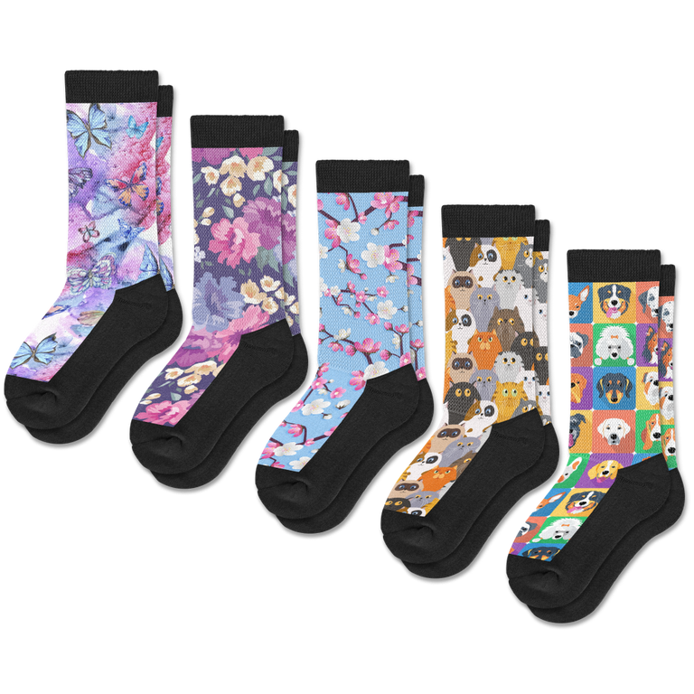 Pet Garden EasyStretch™ Socks Bundle 5-Pack