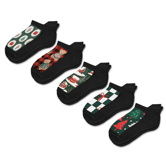 Cozy Ankle Socks 5-Pack Bundle