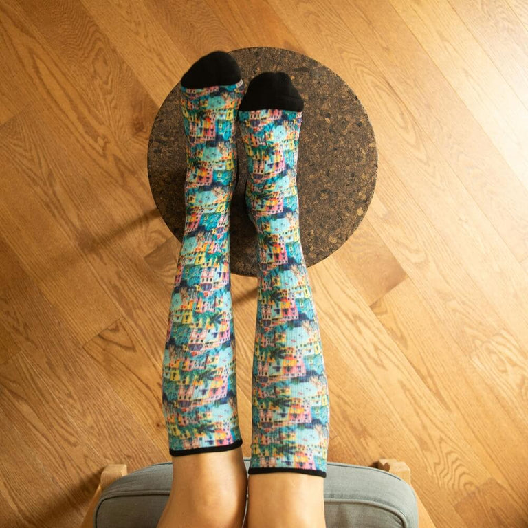 Seaside Compression Socks