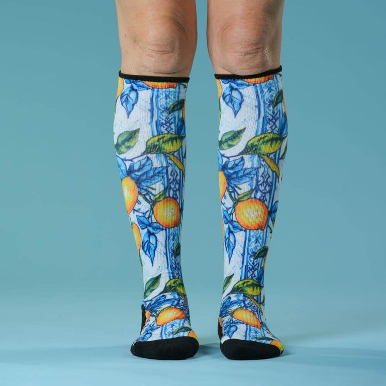 Lemon Zest Compression Socks