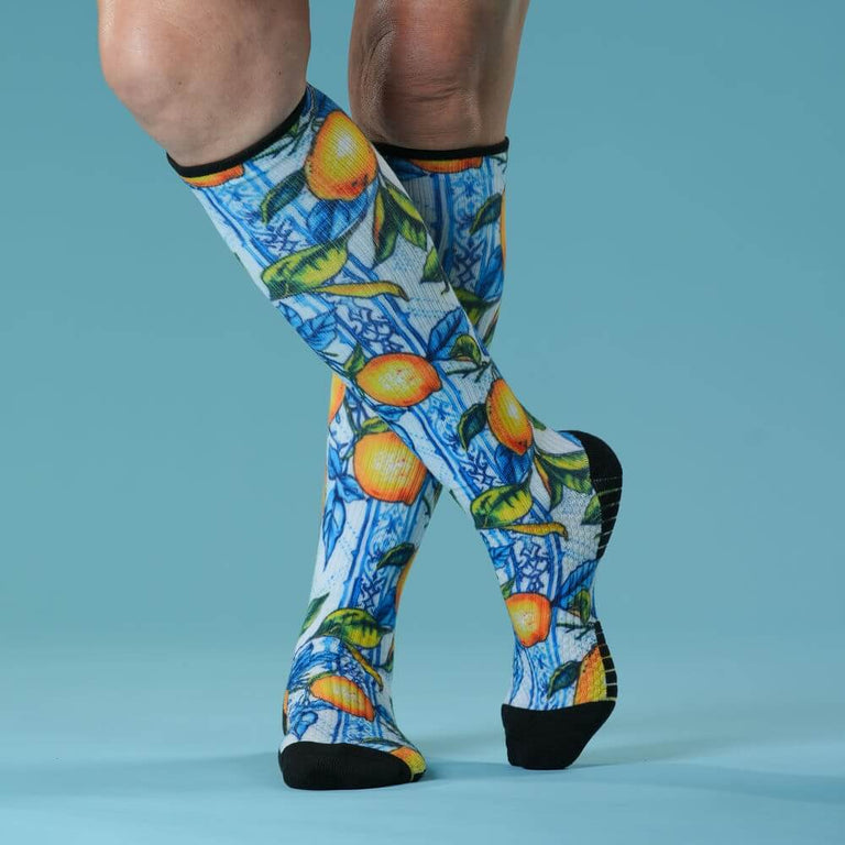 Lemon Zest Compression Socks