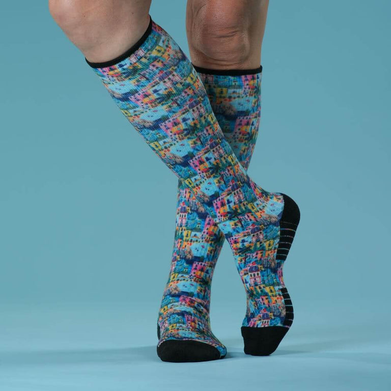 Seaside Compression Socks