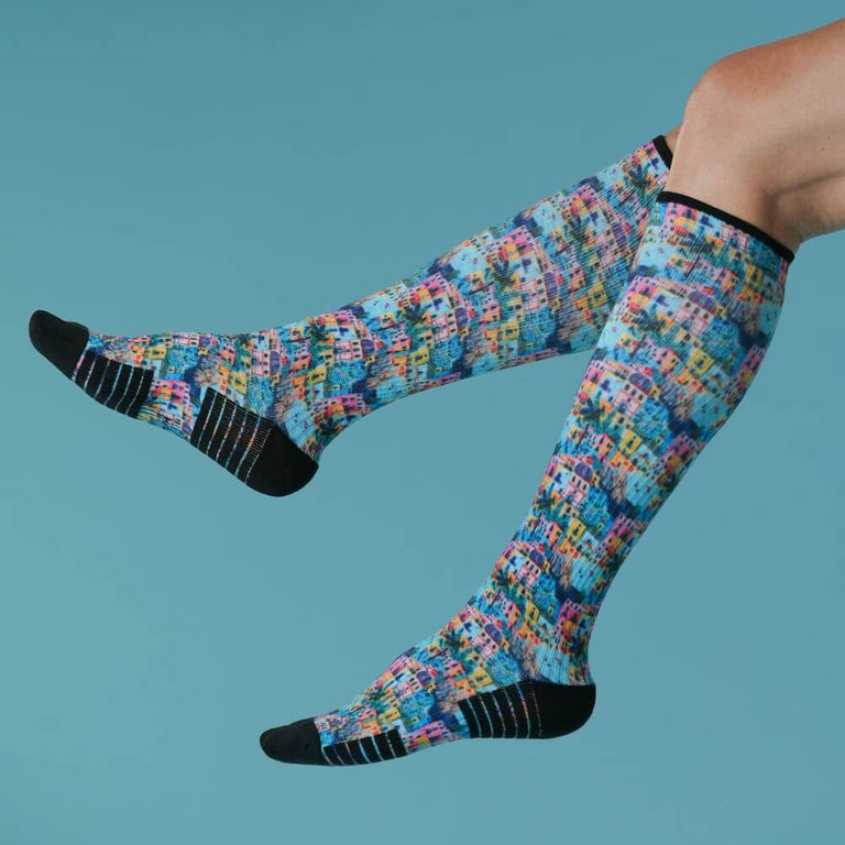 Seaside Compression Socks