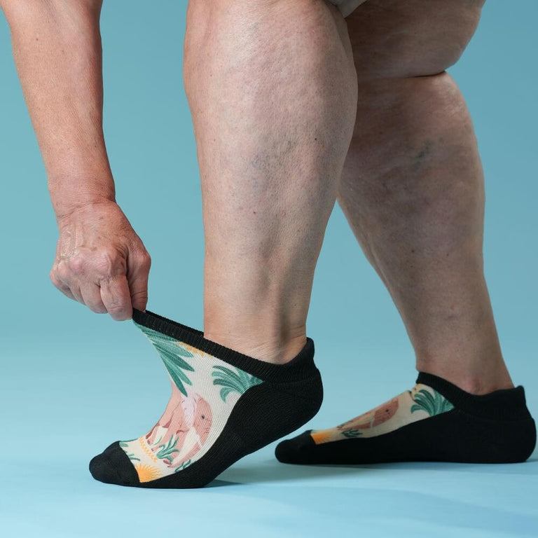 Elephant Safari Ankle Socks