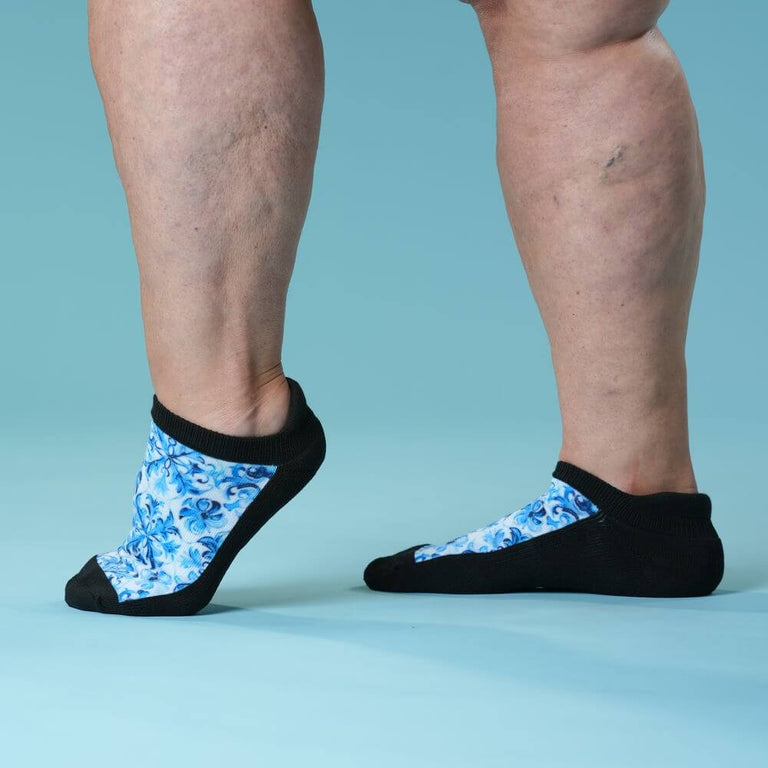Blue Beauty Ankle Socks