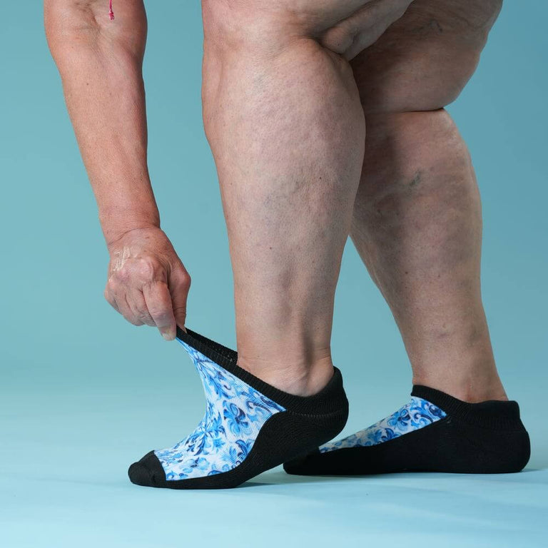 Blue Beauty Ankle Socks