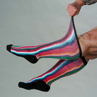 Viasox Fiesta Stripes EasyStretch Socks alternate view