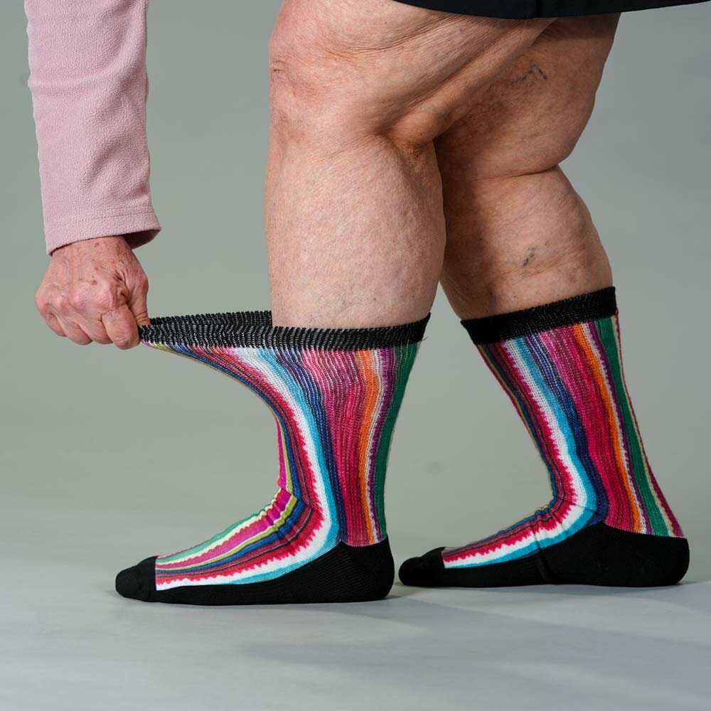 Viasox Fiesta Stripes EasyStretch Socks showcase image