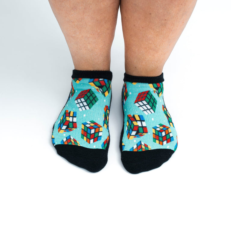 Cubes Ankle Socks