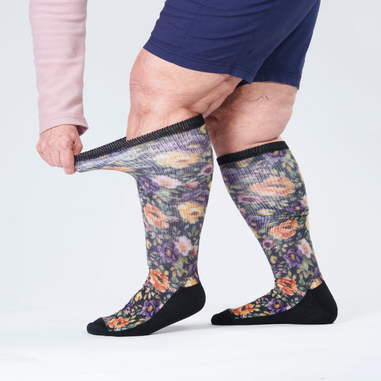 Vintage Floral EasyStretch™ Socks