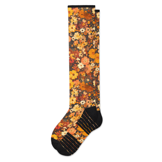 Amber Blooms Compression Socks