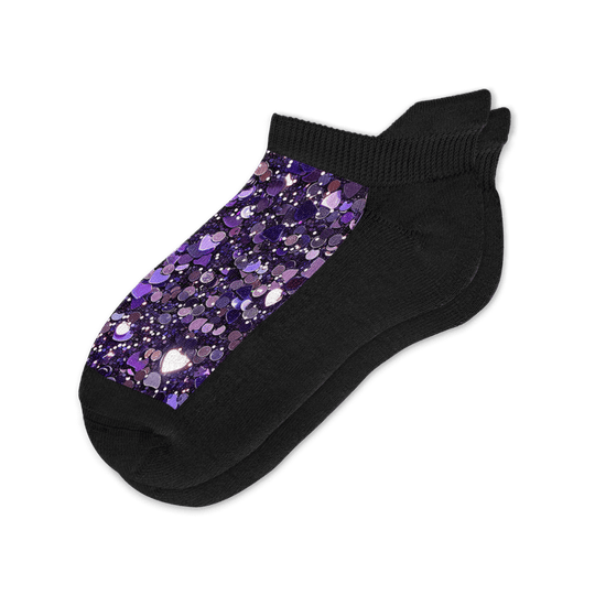Amethyst Purple Ankle Socks