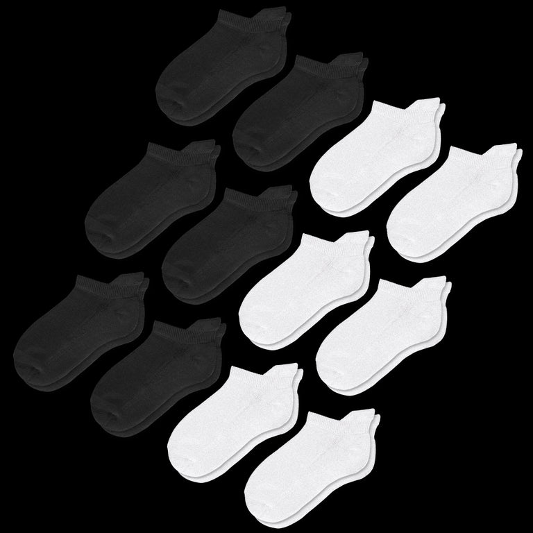 Basics Ankle Socks Bundle 12-Pack