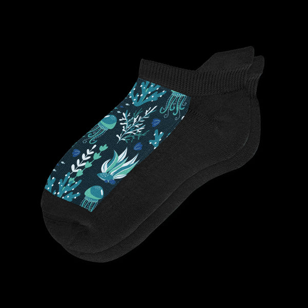 Jellyfish Blues Ankle Socks