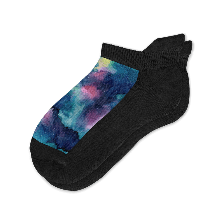 Viasox Northern Lights Ankle Socks Flat View