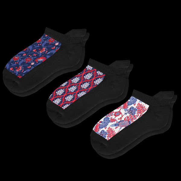 Bohemian Ankle Socks Bundle 3-Pack