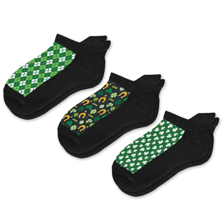 St Paddys Ankle Socks 3-Pack Bundle