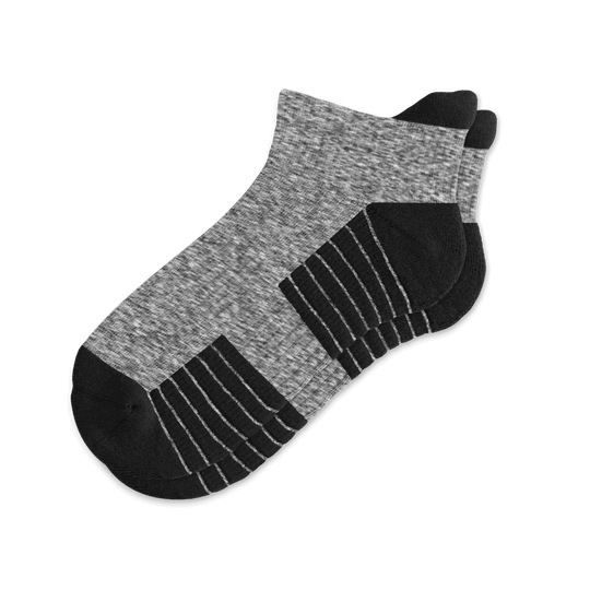 Heather Gray Ankle Compression Socks
