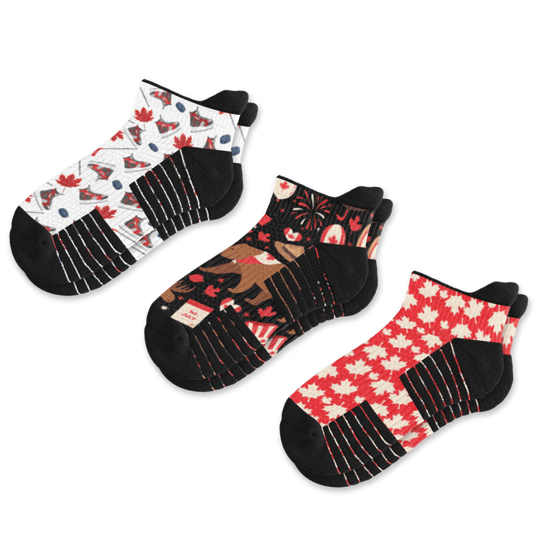 True North Ankle Compression Socks 3-Pack Bundle