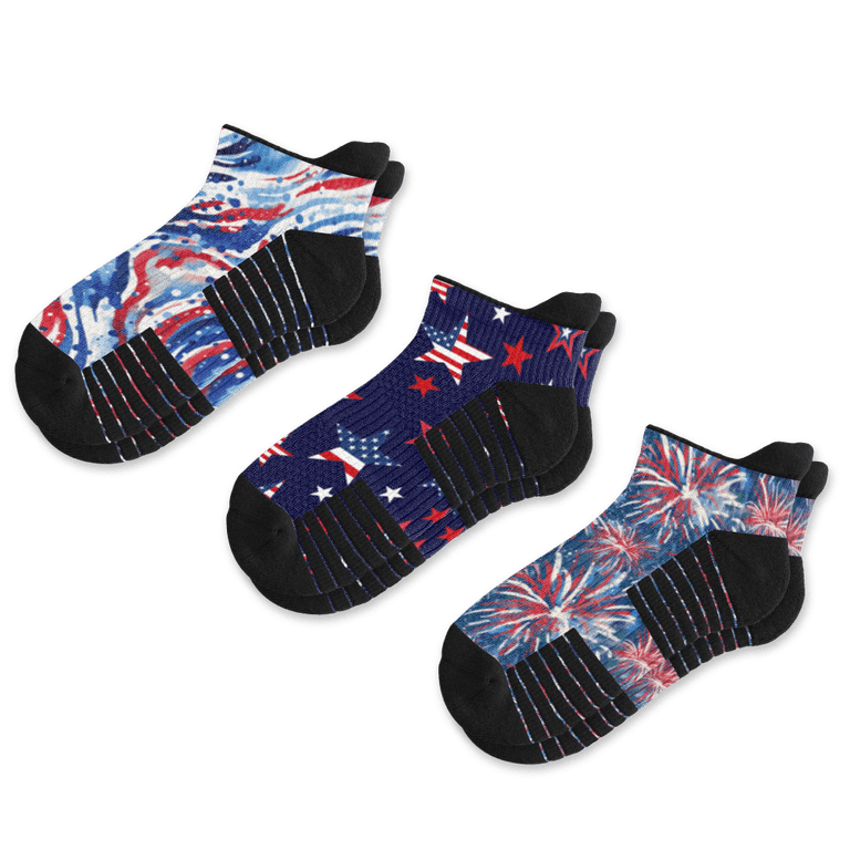 All American Ankle Compression Socks 3-Pack Bundle