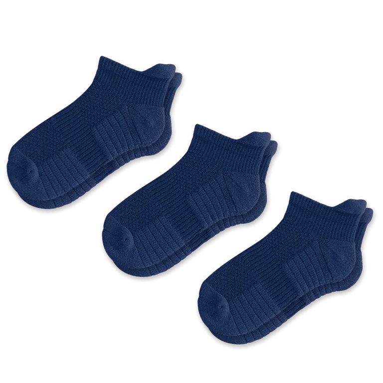 Navy Blue Ankle Compression Socks Bundle 3-Pack