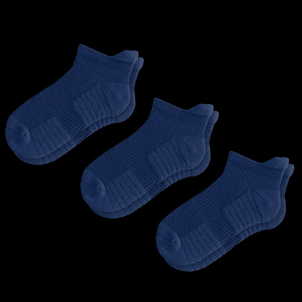 Navy Blue Ankle Compression Socks Bundle 3-Pack