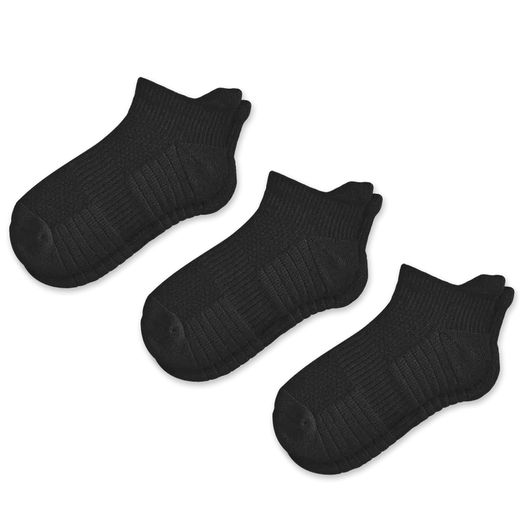 Black Ankle Compression Socks Bundle 3-Pack