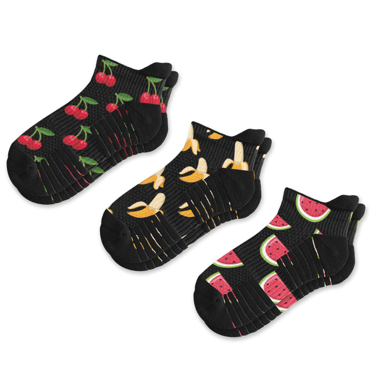 Fruity Ankle Compression Socks 3-Pack Bundle