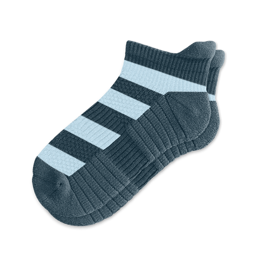 Blue Ankle Compression Socks