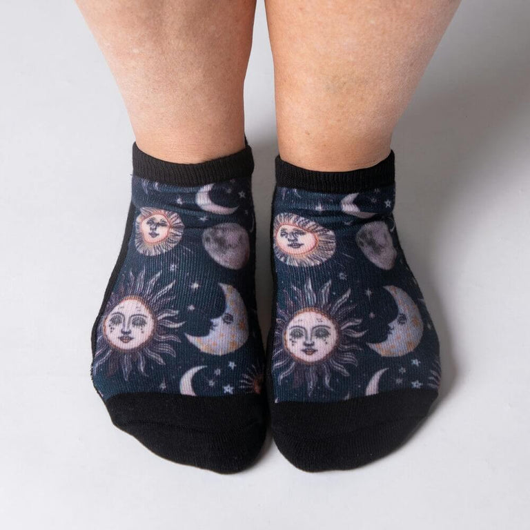 Celestial Moon Ankle Socks 3-Pack Bundle From Viasox 