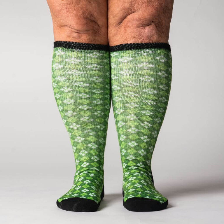 Irish Argyle EasyStretch™ Socks