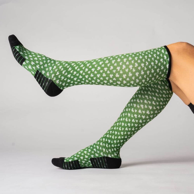 Shamrocks Compression Socks