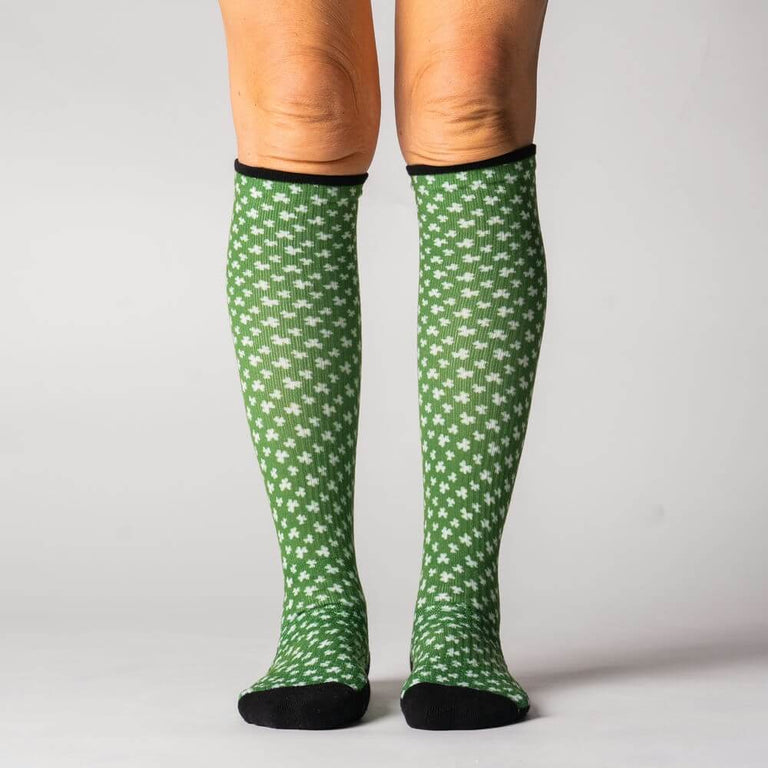 Shamrocks Compression Socks