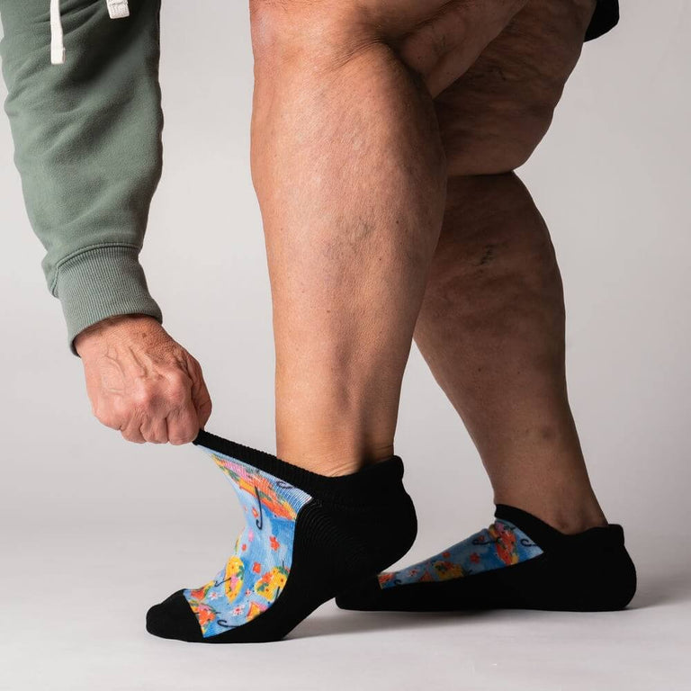 Spring Showers Ankle Socks