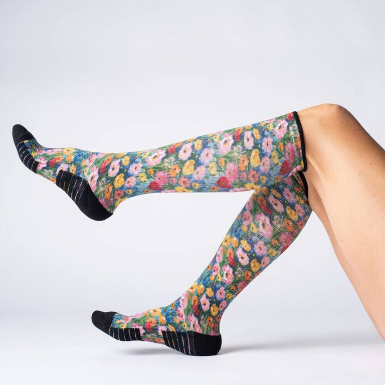 Wildflower Compression Socks