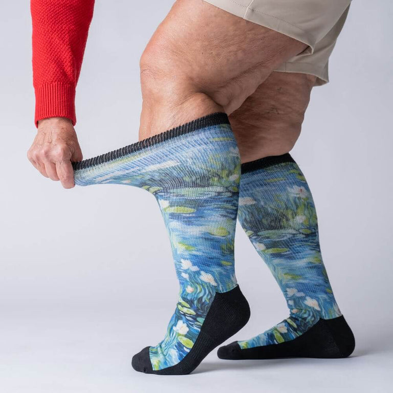 Water Lily EasyStretch™  Socks