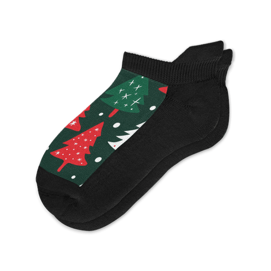 Christmas Forest Ankle Socks