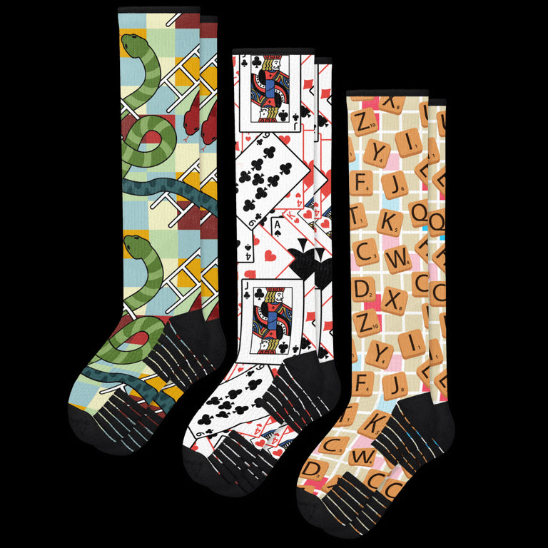 Gametime Compression Socks 3-Pack Bundle