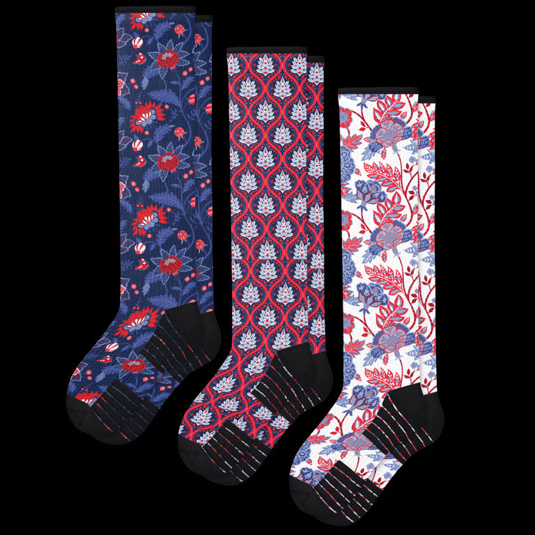 Bohemian Compression Socks Bundle 3-Pack