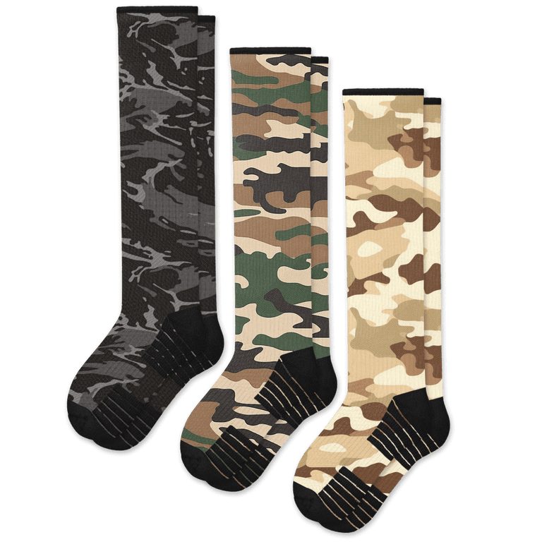 Army Compression Socks 3-Pack Bundle From Viasox Flat View