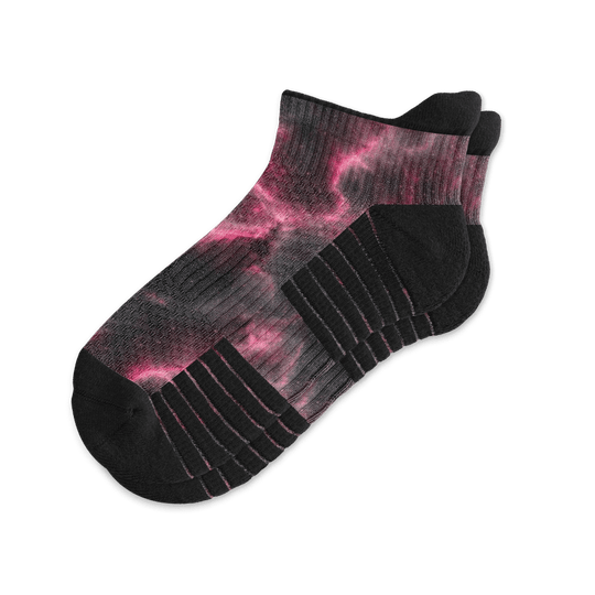 Cosmic Pink Ankle Compression Socks
