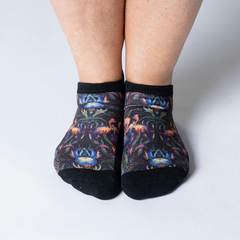 Black Iris Ankle Socks