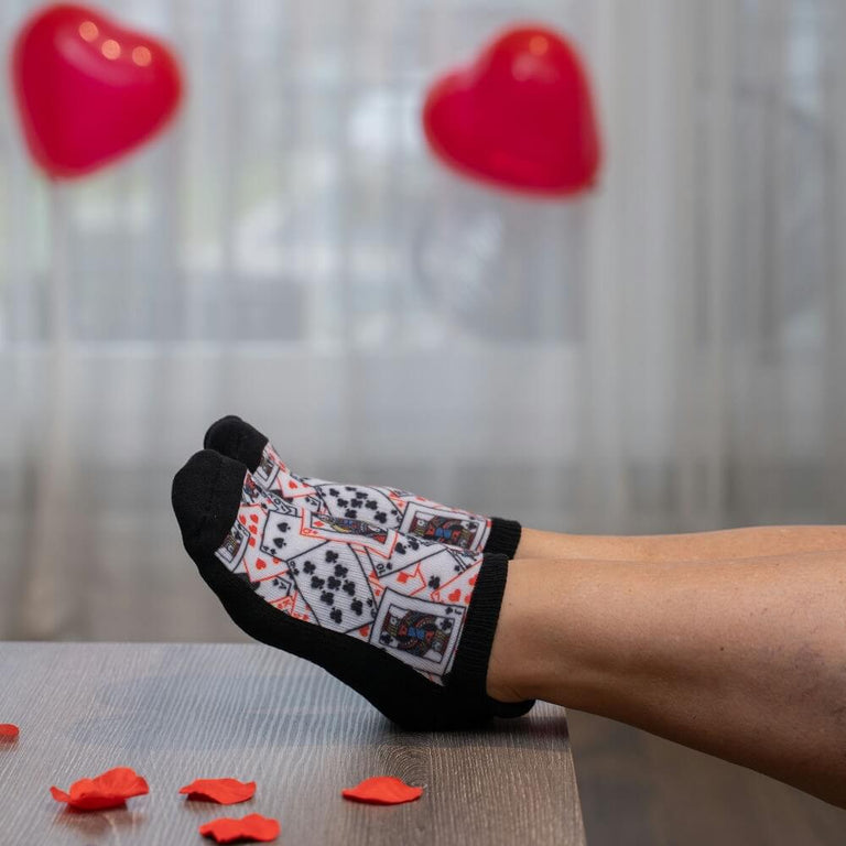 Card Shark Ankle Socks