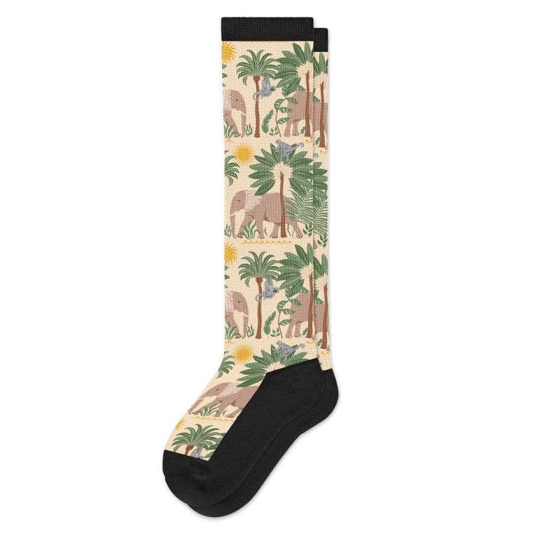 Elephant Safari EasyStretch™ Socks