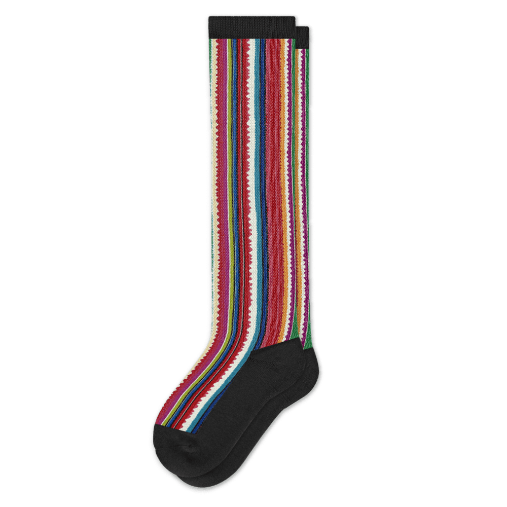 Viasox Fiesta Stripes EasyStretch Socks front view
