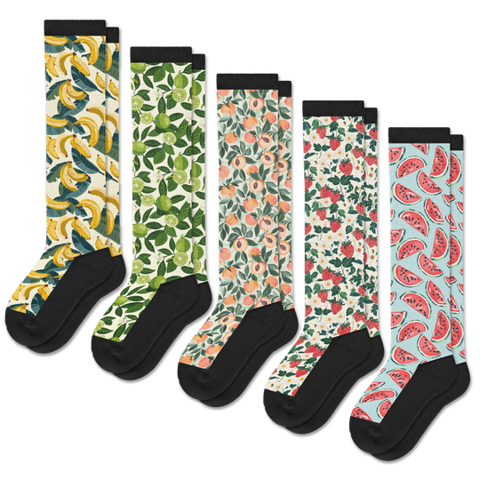 Fruit EasyStretch™ Socks 5-Pack Bundle