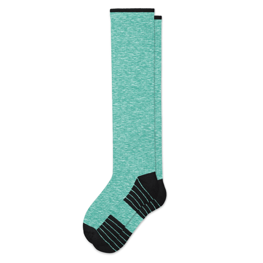 Heather Green Compression Socks