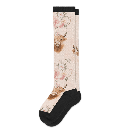 Highland Roses EasyStretch™ Socks