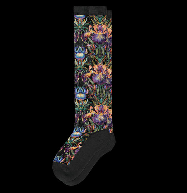 Black Iris EasyStretch™ Socks